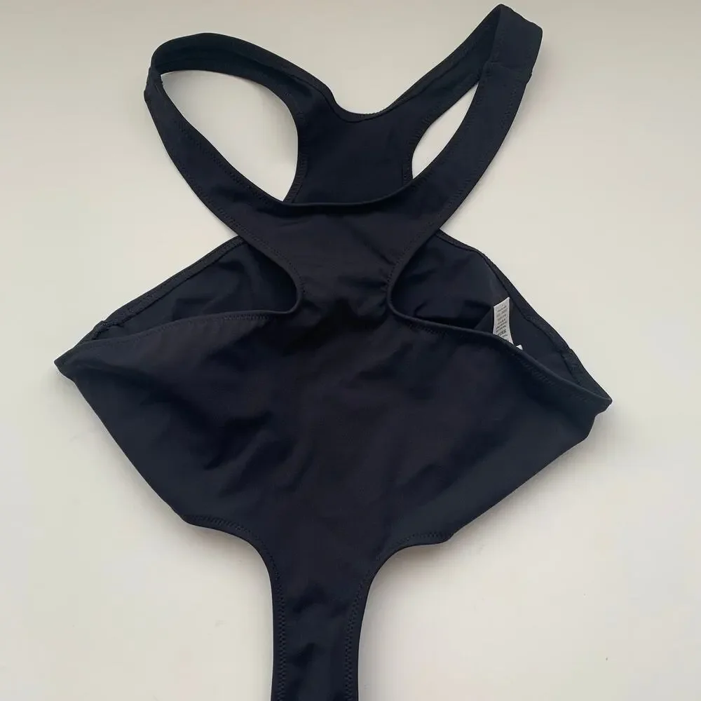 Tropic of C Mila One Piece Black Compression Swimsuit Womens New Black Small